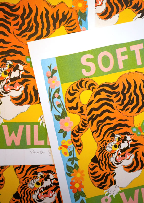Soft & Wild tiger | camille-gressier