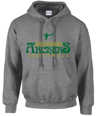 Sherwood Archers Team Hoodie in Heather Grey