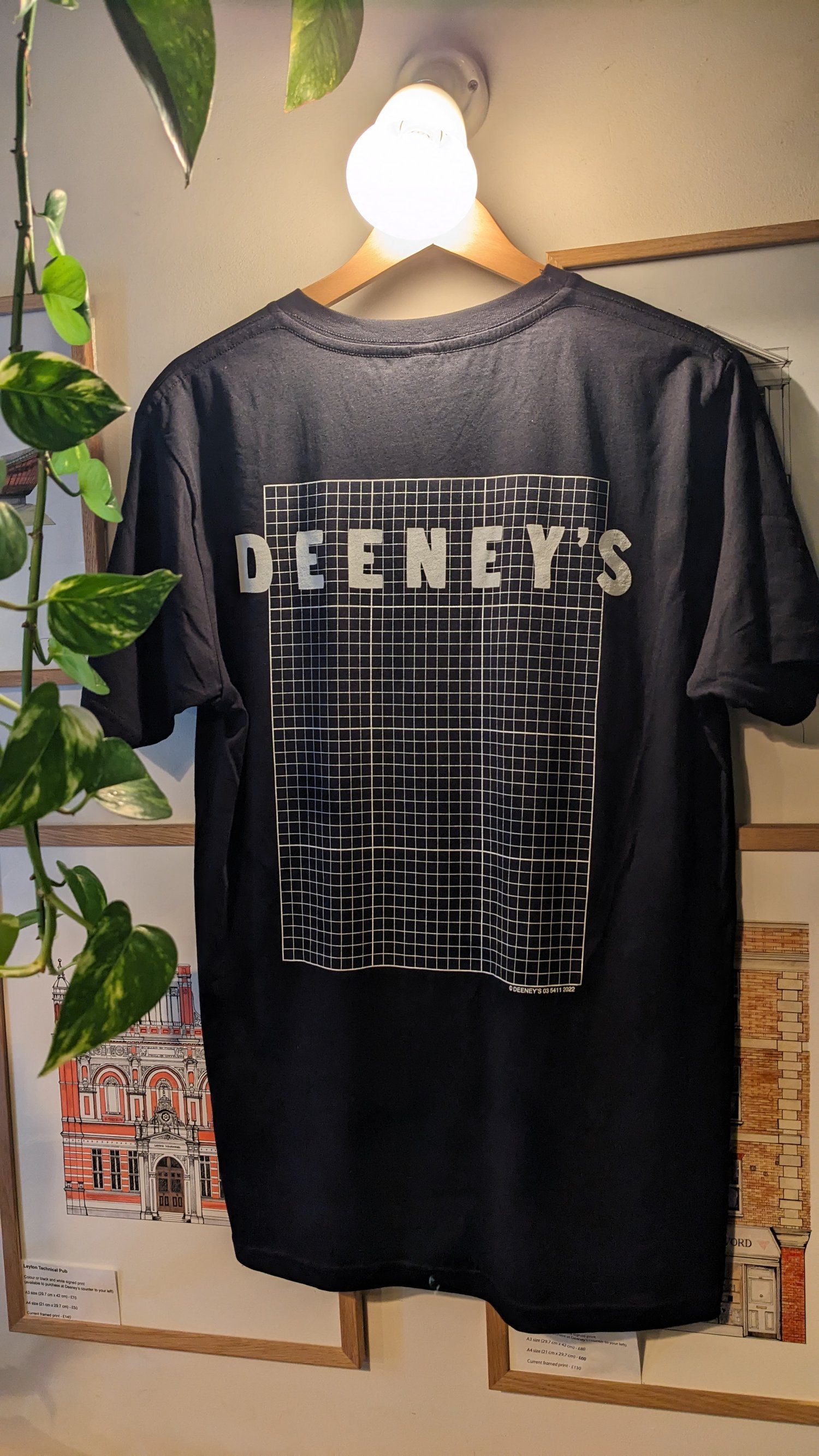 Image of NEW: Deeney's Grid Tee - designed in Japan.