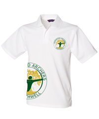 Sherwood Archers Club Polo White