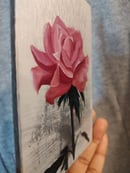 Image 2 of Pink Rose on Aluminum 