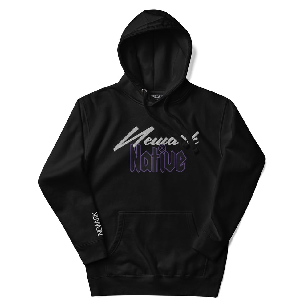 Newark Native Tri Color Embroidered Unisex Hoodie