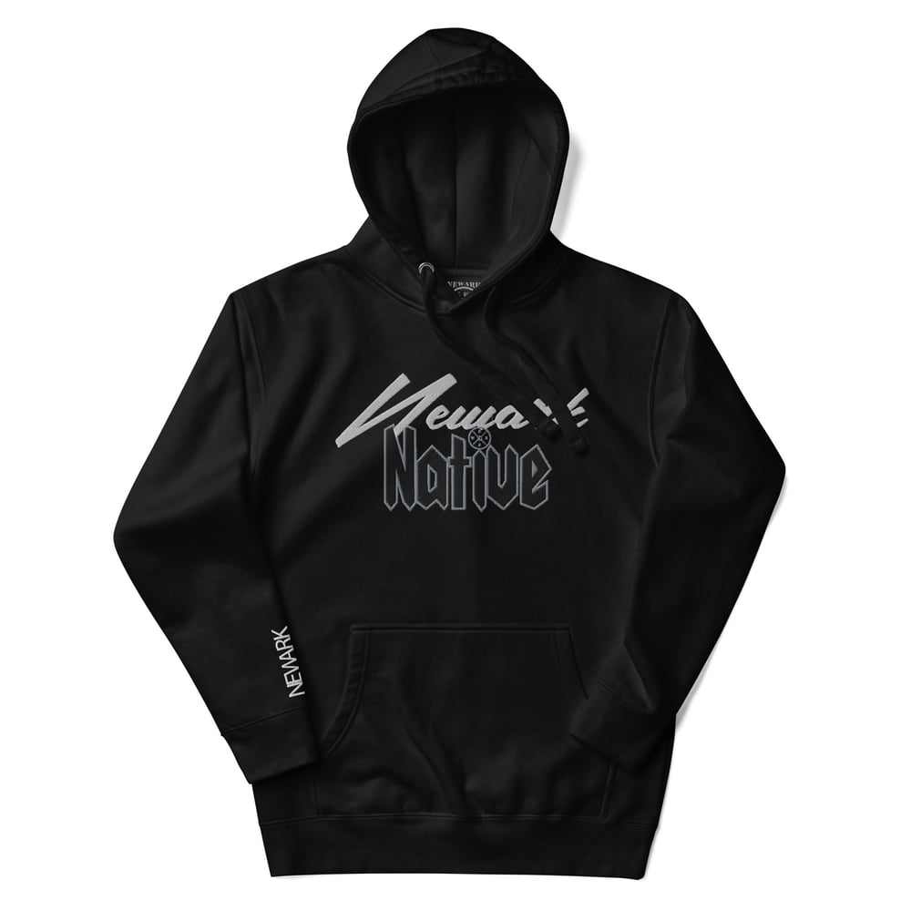 Newark Native Tri Color Embroidered Unisex Hoodie