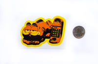 Image 3 of Garfield Orange Cat Phone Sticker