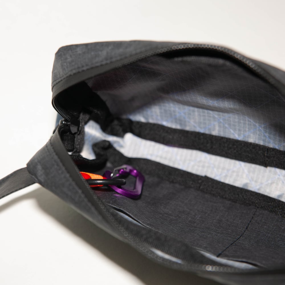 Image of Banane/Waist Bag - Gris/Bleu