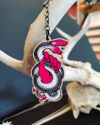 Image 3 of Snake Handling Keychains and Necklace