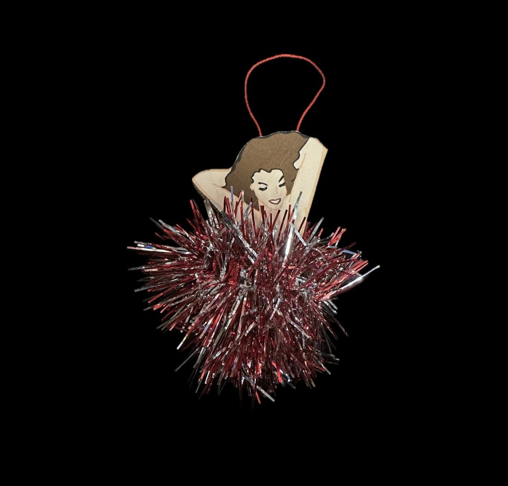 Image of Brunette Christmas Ornament