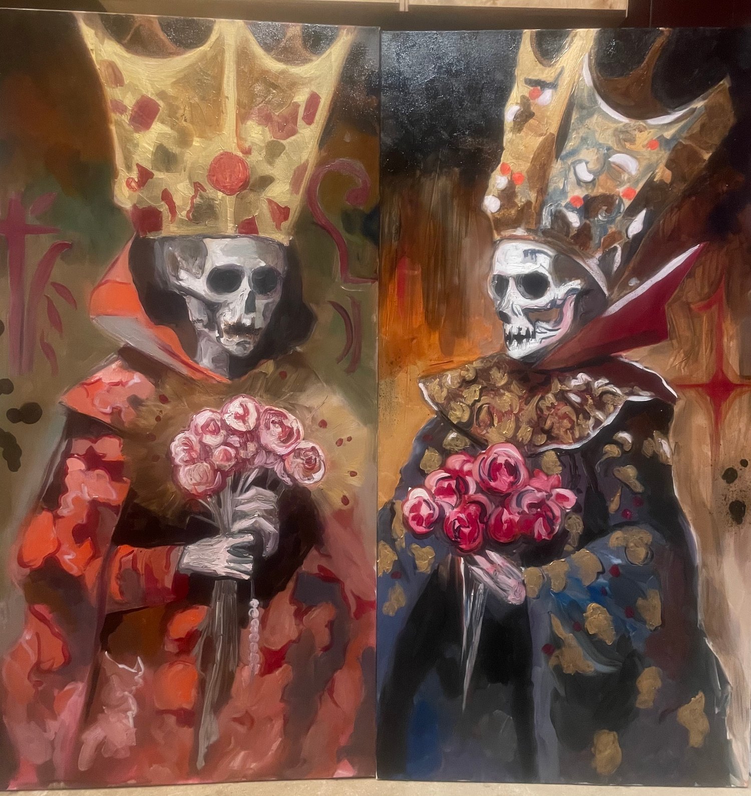 Painting - gemini episcopi mortis