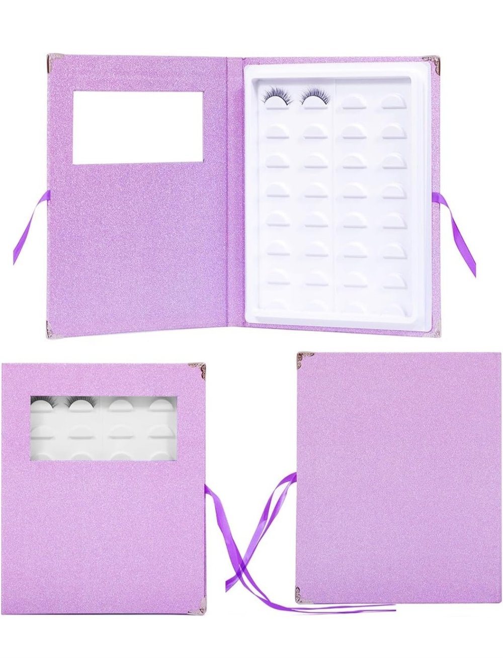 Image of 16 pair eyelash book