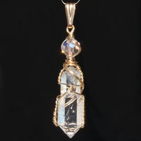 Image 2 of Scepter Quartz Crystal 14k Gold Filled Pendant