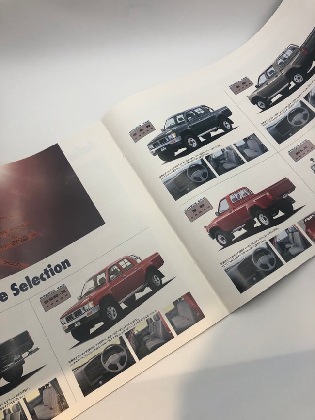 Toyota Hilux 4WD Pick Up brochure (LN109/YN107/LN106)