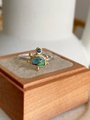 Image 4 of Mixed Metal Boulder Opal Ring