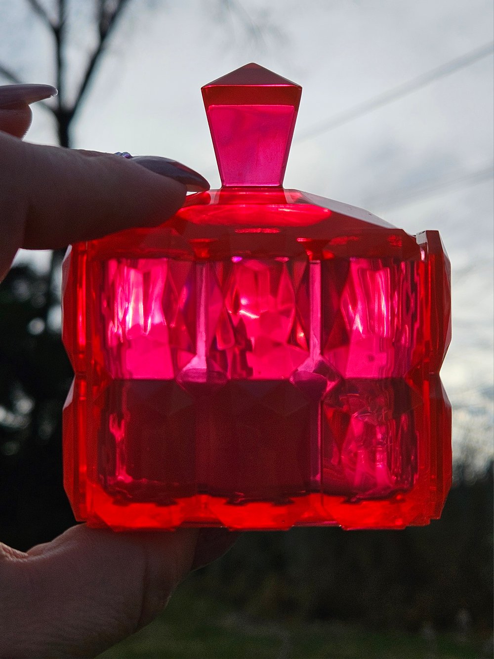 Image of Nuclear Red Square Box/ Lantern