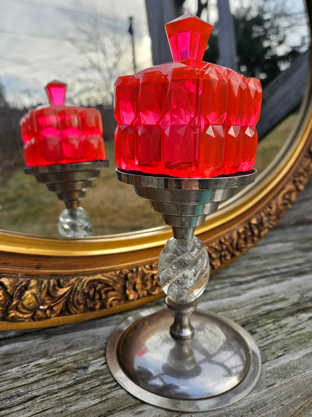 Image of Nuclear Red Square Box/ Lantern