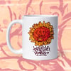 “Sunflower” White glossy mug