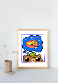 Image 1 of Dreaming of Noodles-Signed Art Print