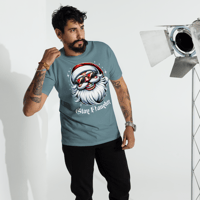 Image 2 of Stay Naughty Xmas Men’s premium heavyweight tee