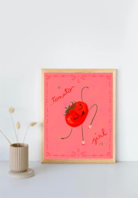 Image 1 of Tomato Girl Art Print
