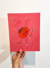 Image 2 of Tomato Girl Art Print