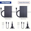SolarGlow™ 2W Solar Panels: Perfect for Blink XT/XT2, Outdoor, and SimpliSafe Cameras
