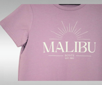 Image 3 of Womens Malibu Sun Tee - Lilac / White 