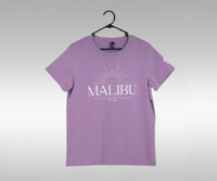 Image 1 of Womens Malibu Sun Tee - Lilac / White 