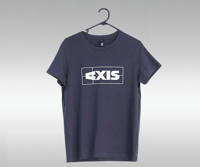 Image 1 of Womens Axis Tee - Petrol Blue / White