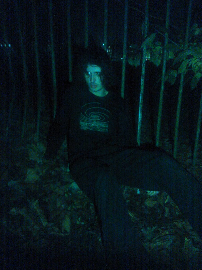 Gloomerald Long-sleeve Embroidered Top