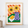 Tournesols et beurre salé