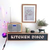 Kitchen Disco floating shelf light box