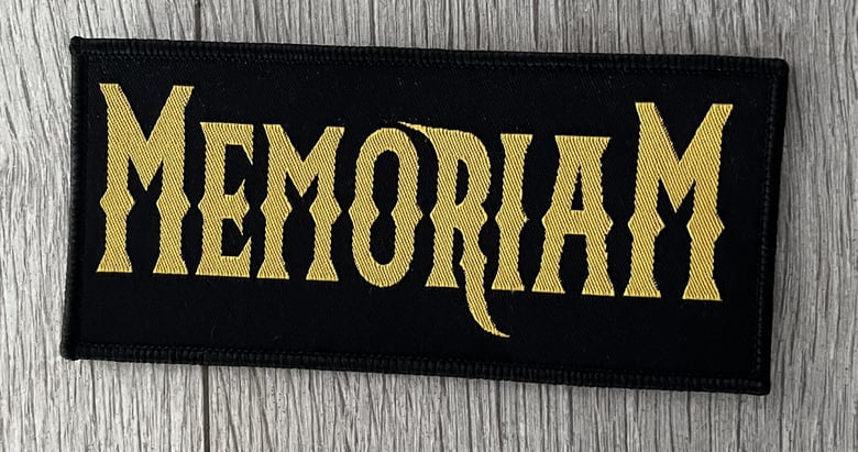 Image of Memoriam - Woven Patch - Yellow