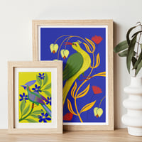 Image of L'oiseau au fond bleu