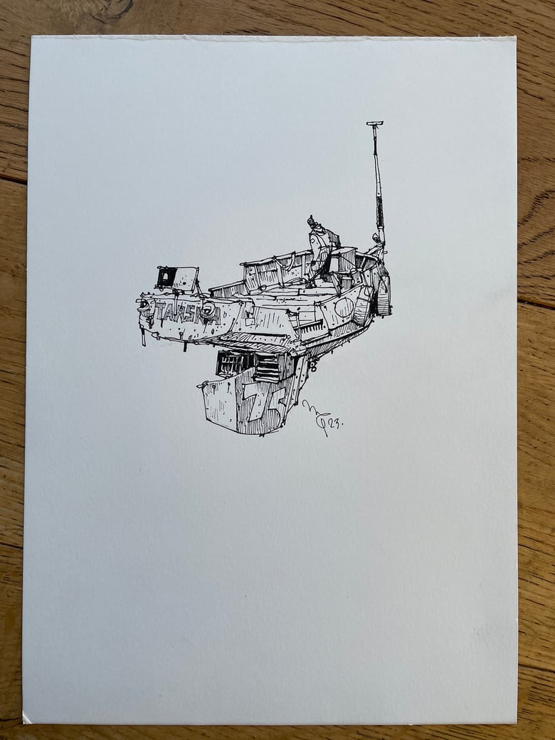 Image of 'TARSKA seven-five' original artwork.
