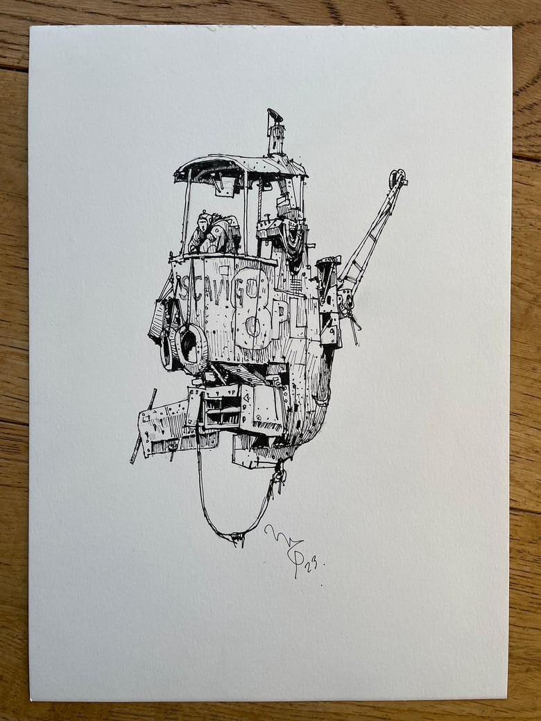 Image of 'Scavig-8' original artwork.