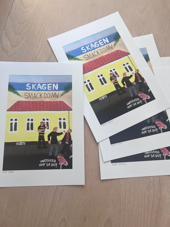 Skagen Smack Down plakat A4