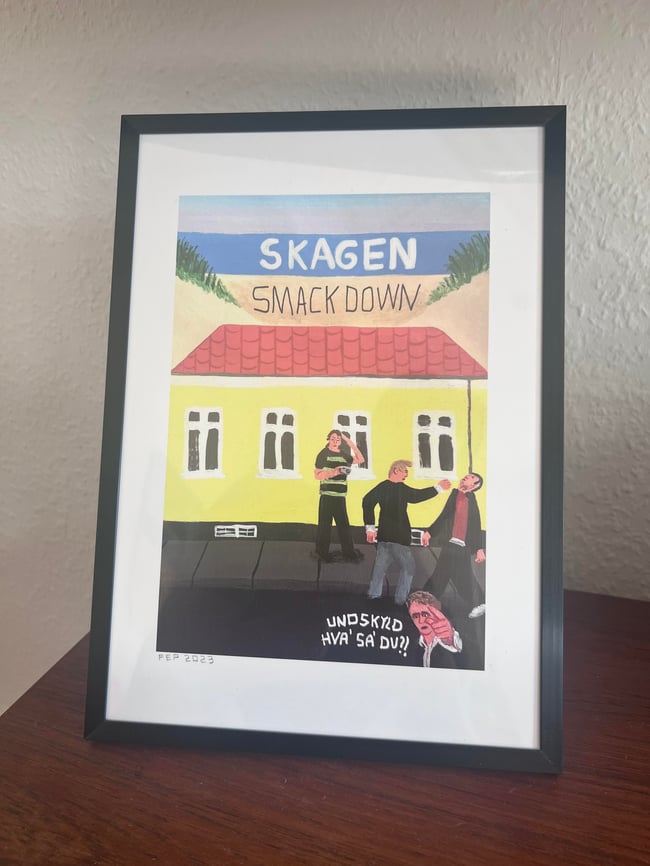 Skagen Smack Down plakat A4