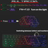 LuminX RGB Wired Keypad: Professional USB Illumination for Home Office Desktops