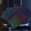 LuminX RGB Wired Keypad: Professional USB Illumination for Home Office Desktops
