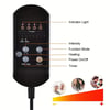 ThermaRelax™ Home Massage Heating Cushion: 5 Motor Vibration, 3 Hot Seat 