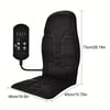 ThermaRelax™ Home Massage Heating Cushion: 5 Motor Vibration, 3 Hot Seat 
