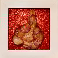 Image 3 of French Bulldog in Petal & Red Glitter