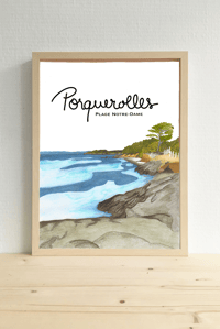 Affiche Porquerolles