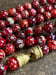 Image of Red and Ivory Necklace with 108 Beads