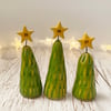 Tiny Ceramic Christmas Trees (10)