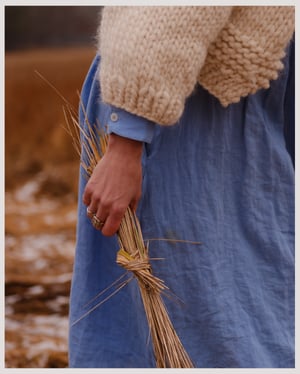 Image of Carlisle Cardigan of Peruvian Wool (in natural)