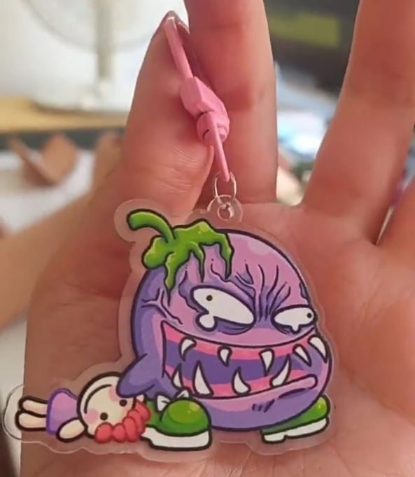 Image of Wario - Spoiled Rotten Keychain