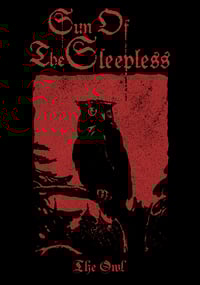 Sun Of The Sleepless - "The Owl" Old School Vintage Red Print