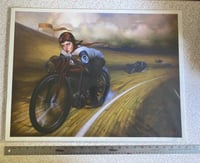 Image 1 of Board Track 18" x 24" Watercolor Giclee Print