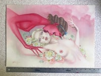 Devil's Kiss 14" x 20" Watercolor Giclee Print