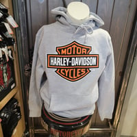 Image 1 of Blackbridge Harley-Davidson Bar and Shield Grey Dealer Hoodie